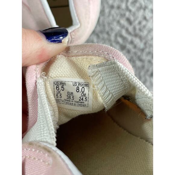 Van Slip On Loafer Shoes Womens Size 8 Light Pink Canvas 500714 SEE DESCRIPTION - Picture 5 of 7